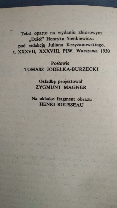 W pustyni I w puszczy