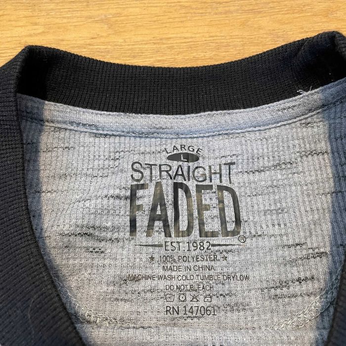 Straight Faded Męska Bluza Longsleeve Rozm .l