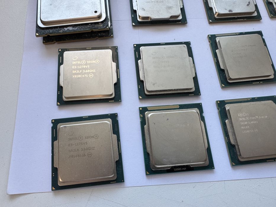 Процесори intel + xeon ( 36шт лот )