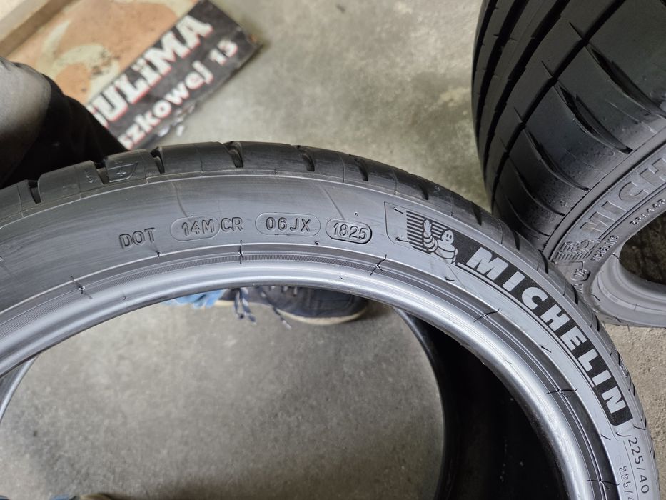 opony używane 225/40R18 Michelin Pilot Sport 4