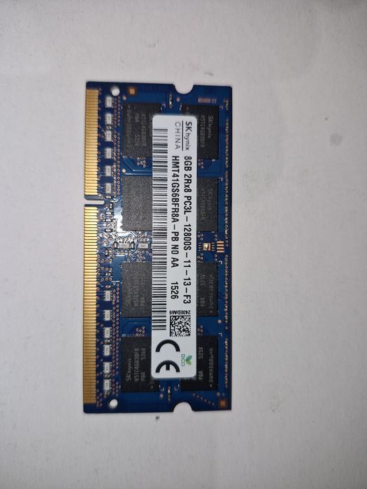 Pamięć RAM 8GB DDR3 PC3L-12800S