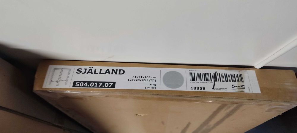 Zestaw mebli ogrodowych IKEA SJALLAND stół i 3 krzesła NOWE