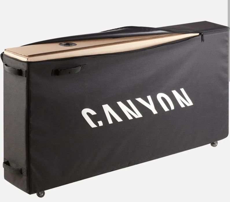 Canyon MTB Bike Guard System, torba na karton rowerowy samolot