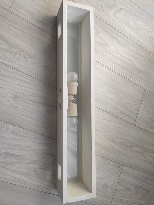 Oprawa gipsowa ścienna Kinkiet 2xE27 do malowania