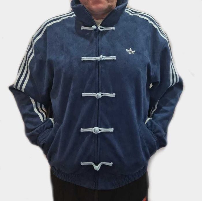 Nowa bluza KT3850 Adidas Chinese niebieska XL