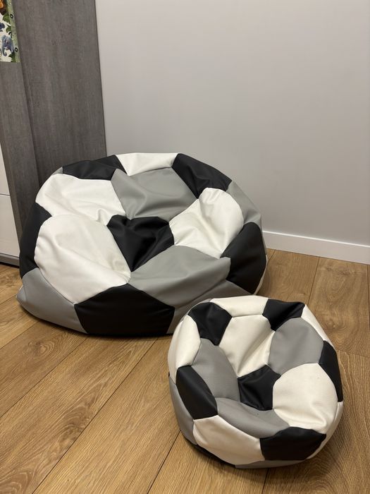 Zestaw pufa duza plus mał worek sako