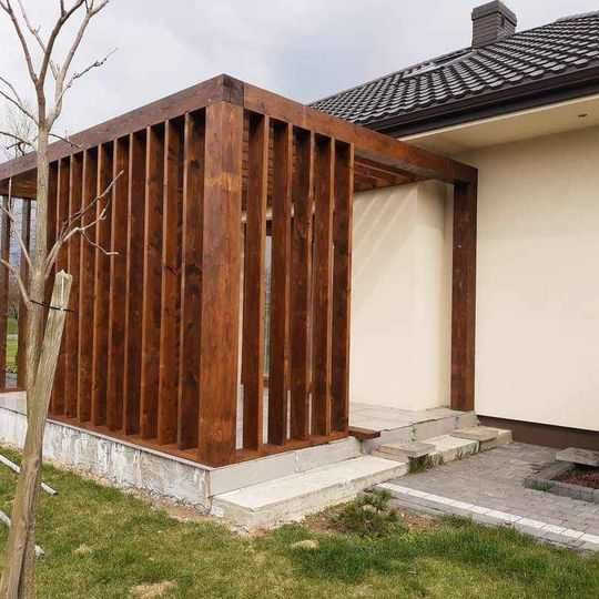 Nowoczesna pergola ogrodowa