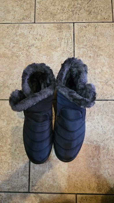 Damskie botki do kostki, zimowe buty izolowane