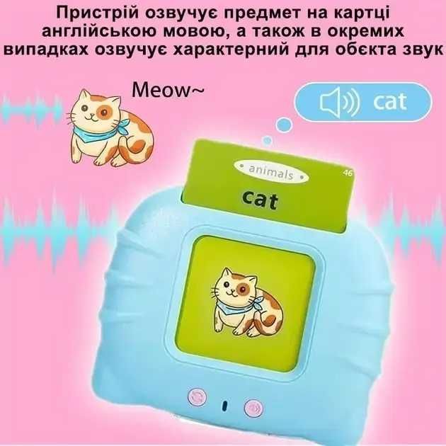 Картки монтессорі планшет з карточками для вивчення англійської мови Дитячі розвиваючі карти Монтессорі для вивчення англійської мови
