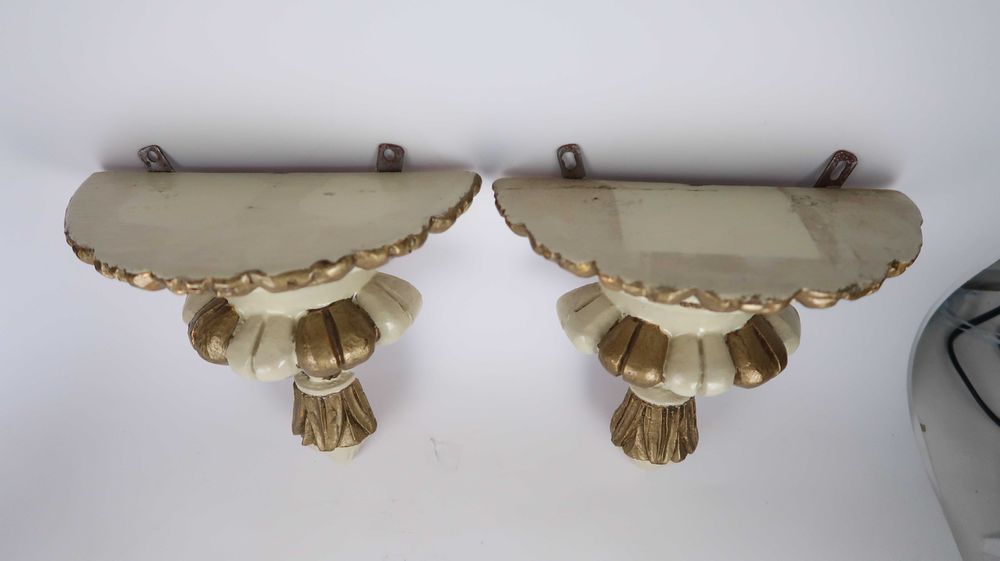 Par de Mísulas / Peanhas Antigas Madeira