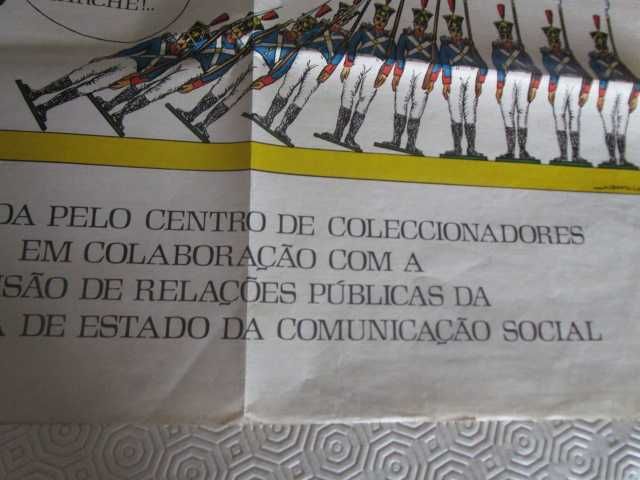 Raro Cartaz Exposição brinquedos Soldados Chumbo   (Cutileiro ?)