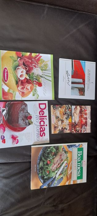 Livros e revistas de culinária