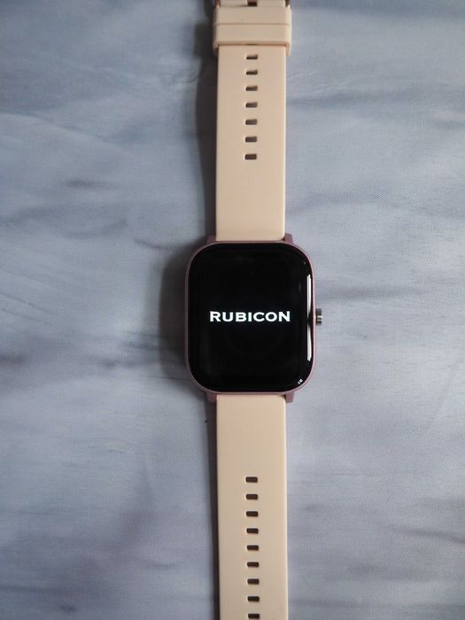 Rubicon rnce67 pink smartwatch damski z paskiem silikonowym