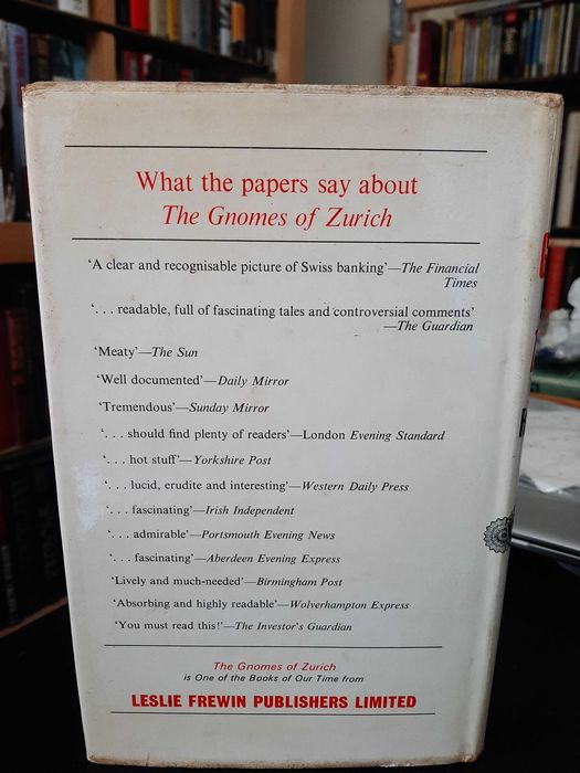 T. R. Fehrenbach - The Gnomes of Zürich - Inside story of Swiss Banks