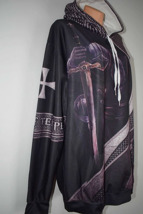 Bluza z kapturem Templariusz Rycerz 44/46 Nowa