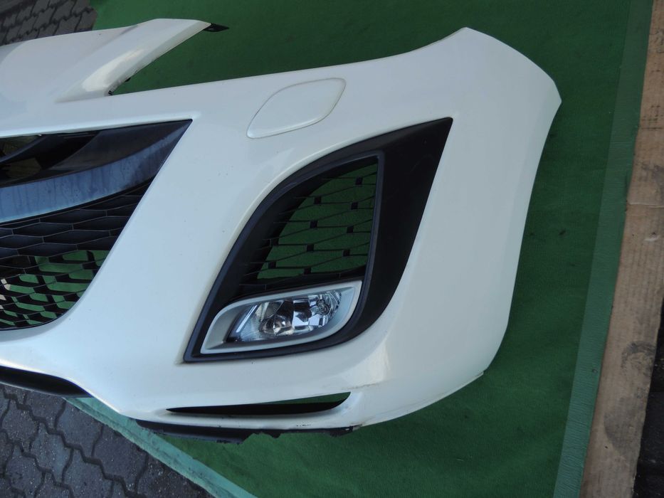 Zderzak przód przedni Mazda 3 III BL LIFT 11,12,13 BIAŁY 34K SPRYSKI