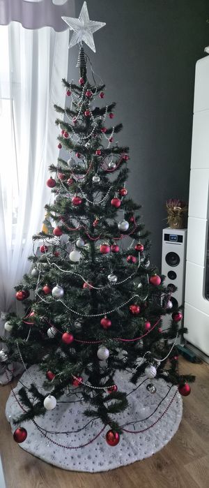 Choinka 200 cm + ozdoby