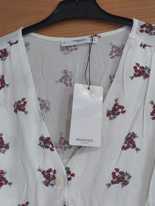 Blusa Estampada Flores Mango, TM