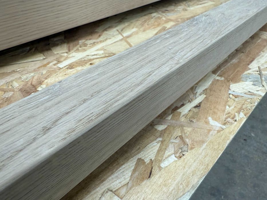 Balustrada dębowa, pochwyt, słupki, schody