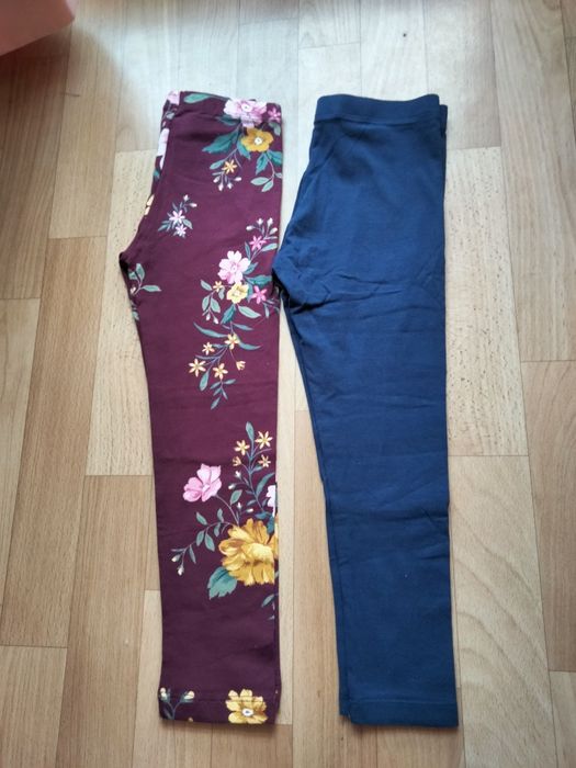 Набор 2шт лосины 4-5лет лосины на девочку Old navy