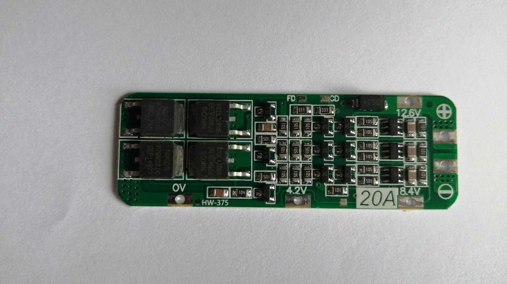 Плата контроллер заряда/разряда с балансом BMS 3S 20А, 40А, 60A