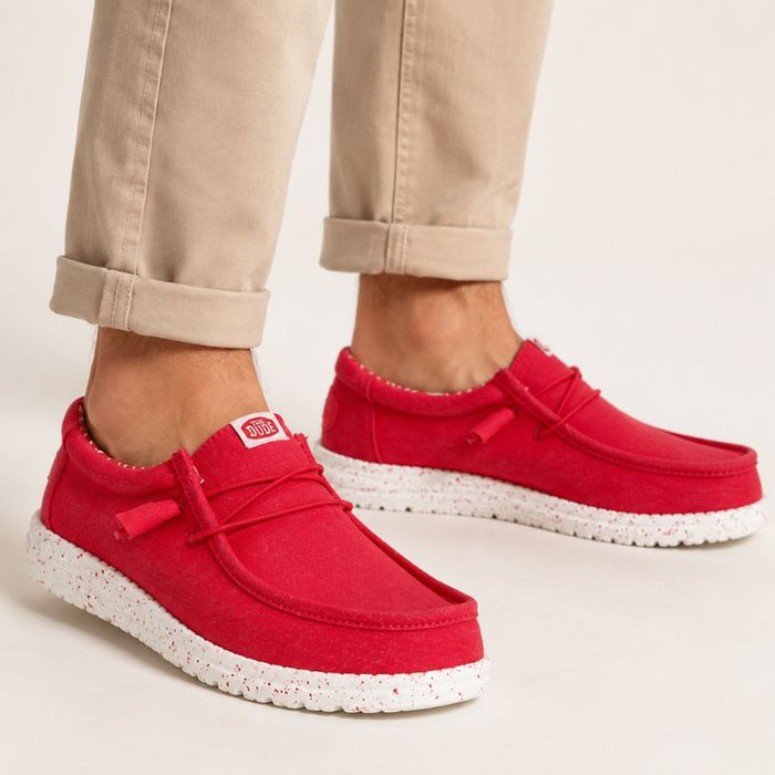 HEYDUDE Wally Męskie Mokasyny Buty Sportowe Sznurowane EU 42 27 cm