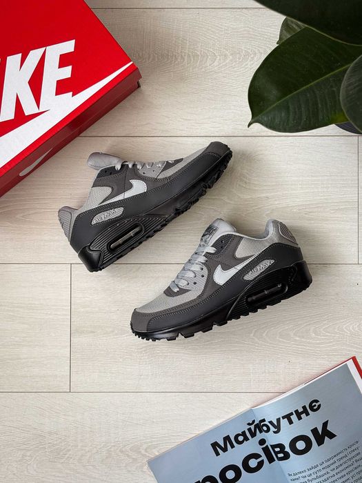 !SALE! Nike Air Max 90 Grey/Black 36 37 38 39 40 41 42 43 44 45 найк аір макс
