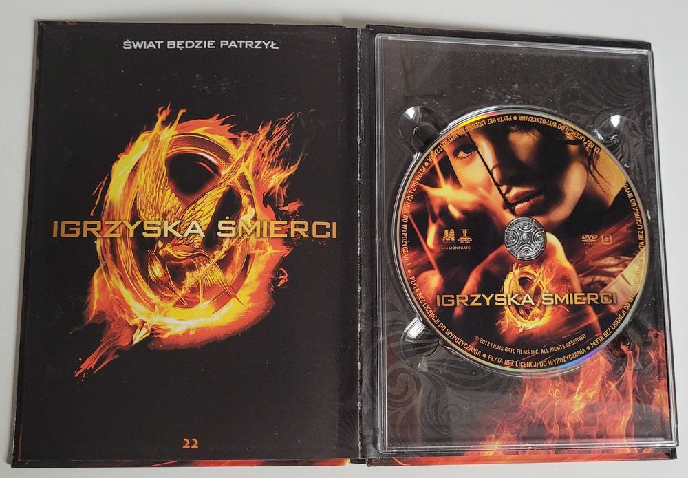 Igrzyska Śmierci 1-4 DVD Komplet The Hunger Games Kolekcja Lektor PL