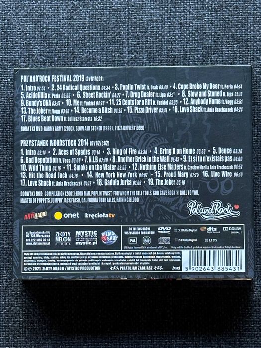 2xCD 2xDVD Acid Drinkers - Live 2014 & 2019