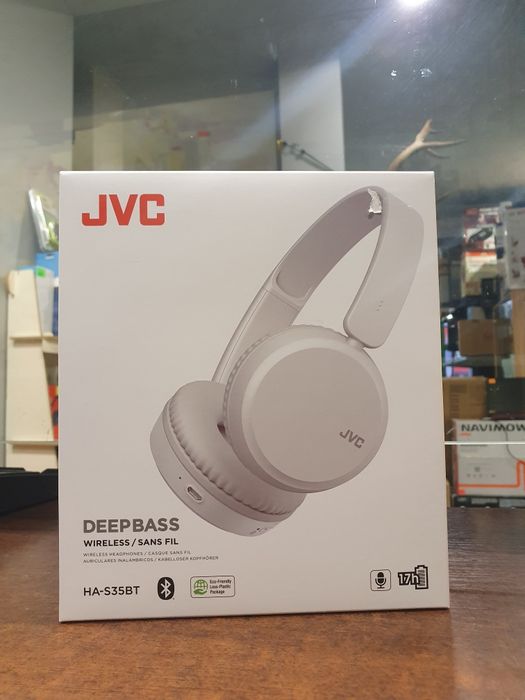 Słuchawki bezprzewodowe nauszne JVC HA-S35BT Biały