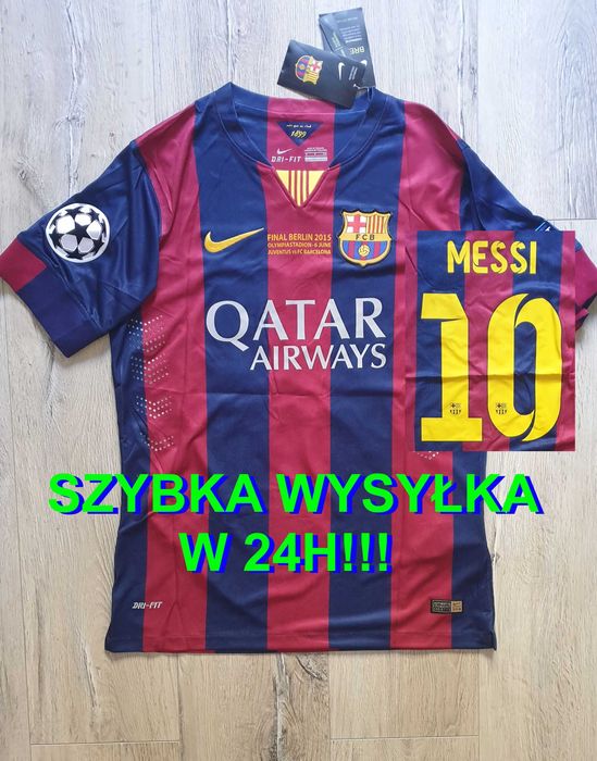 Koszulka FC Barcelona 2014/15, Messi 10,  S, M, L, XL, XXL