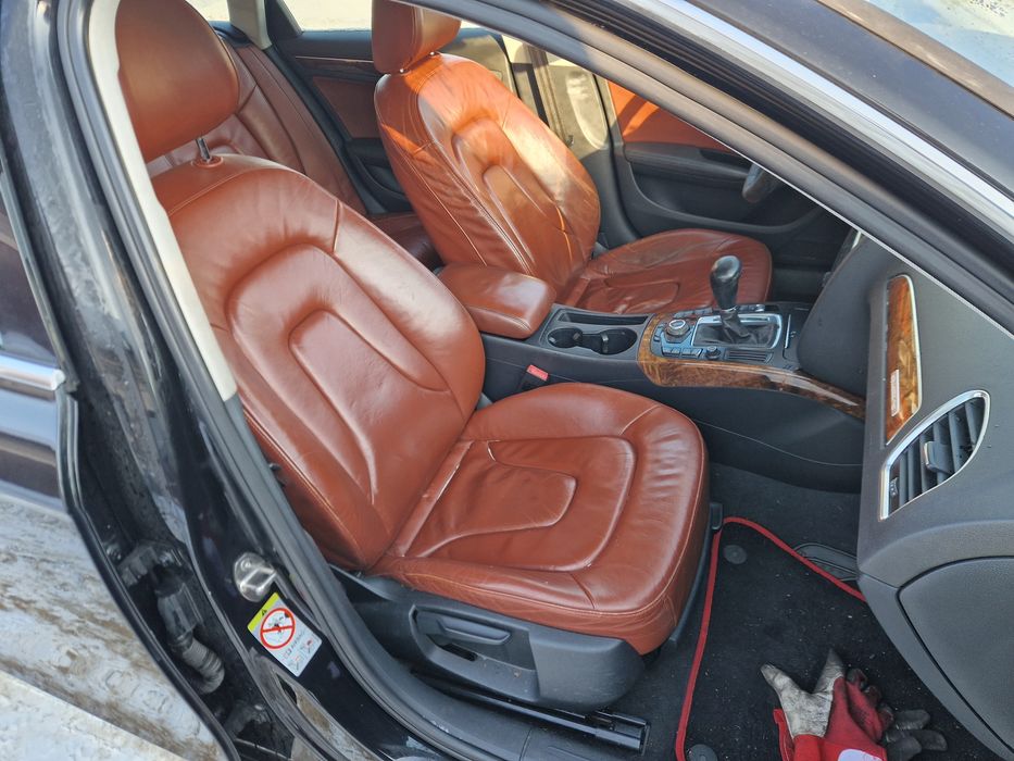 Fotele Audi A4 B8 skóra podgrzewane