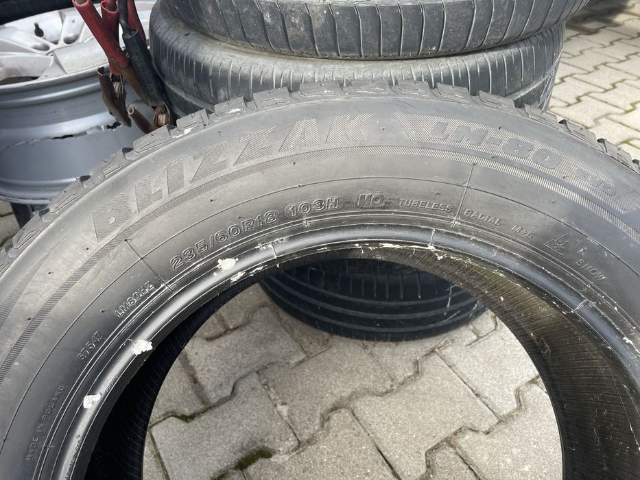 1x opona 235/60/18 bridgestone blizzak LM-80 evo 2021 rok super stan