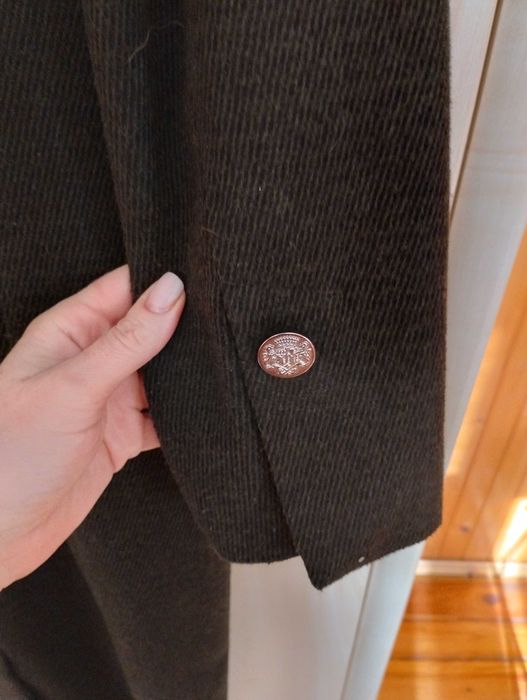 Płaszcz khaki dwurzędowy #Primark