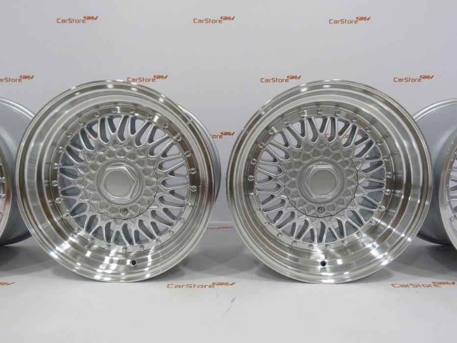 Jantes Look BBS RS 16 x 8 et 25 + 9 et 20 4x100/108 Silver