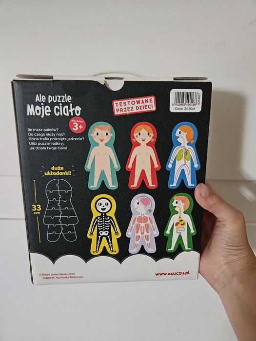 Puzzle CzuCzu 84 szt. CzuCzu Ale puzzle Moje ciało