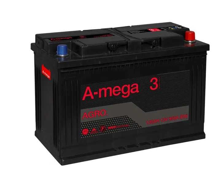 AKUMULATOR Ukrainski Amega M3 120AH 125ah 950A P+ Radom, WYSYŁKA FREE