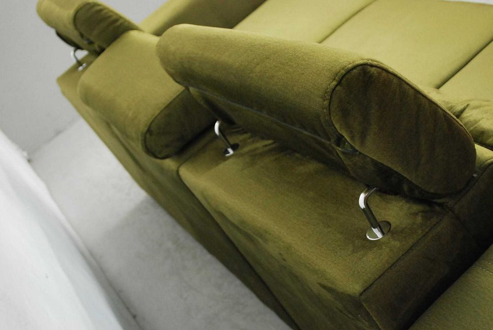 SDJ NOWOCZESNY NAROŻNIK spanie + pojemnik M38 , kanapa zielony welur