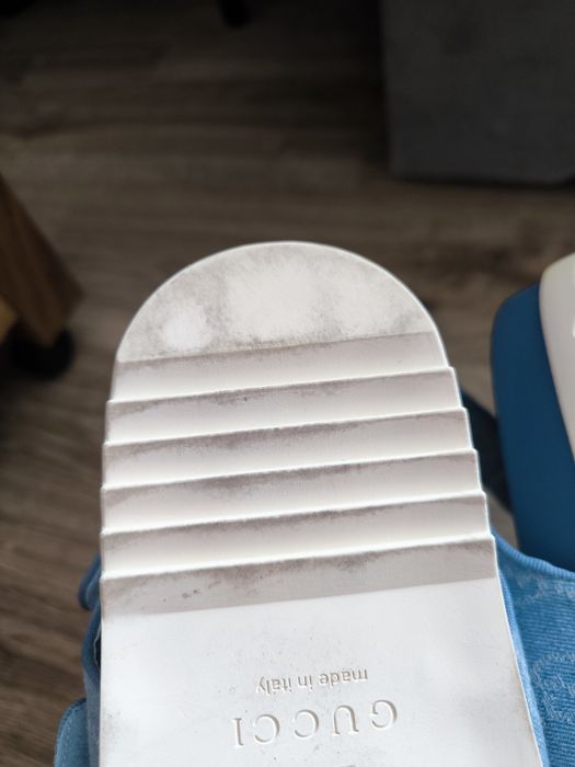 Sandały jeansowe ala Gucci 39