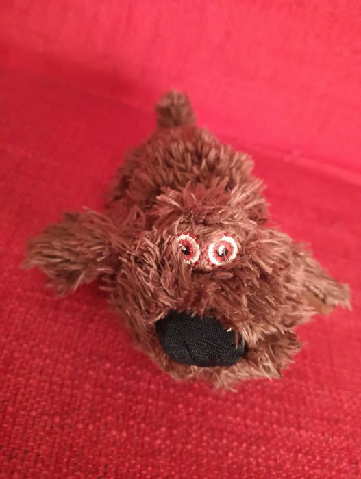 Peluche pequeno Cão castanho 14cm