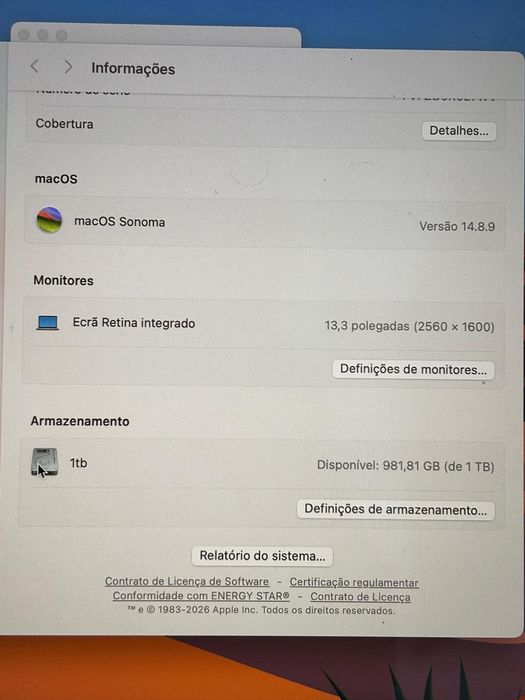 Macbook Air i5 1TB (2019)