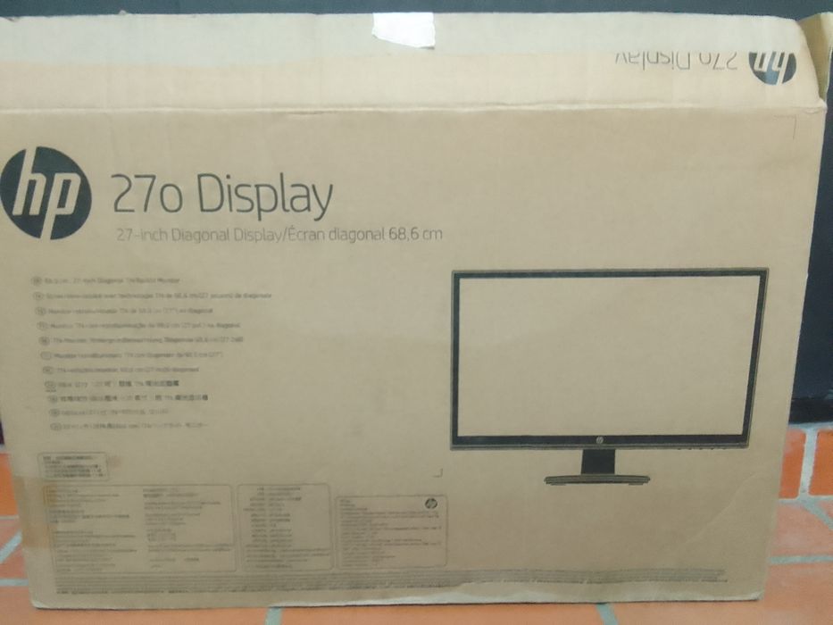 Monitor HP 27°, 68.6cm diagonal, HD 1080p 75Hz Usado
