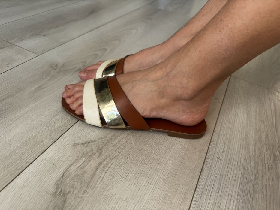 Klapki  braz 37 Tk maxx