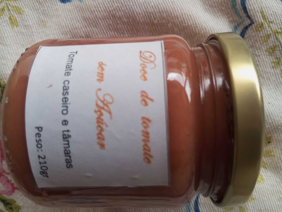 Doce de tomate biológico e sem açucar