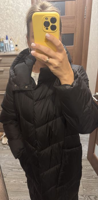 Пуховик зима, довгий