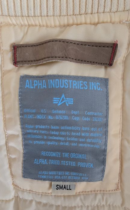 Kurtka  Alpha Industries Inc  Unisex