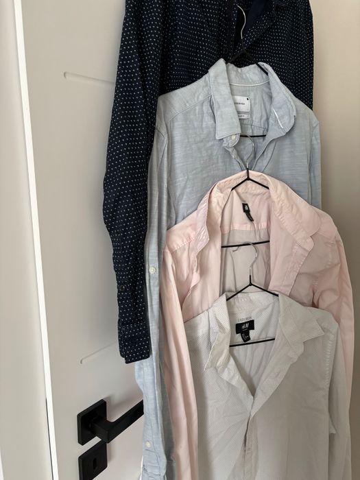 4 koszule męskie Diverse H&M Reserved