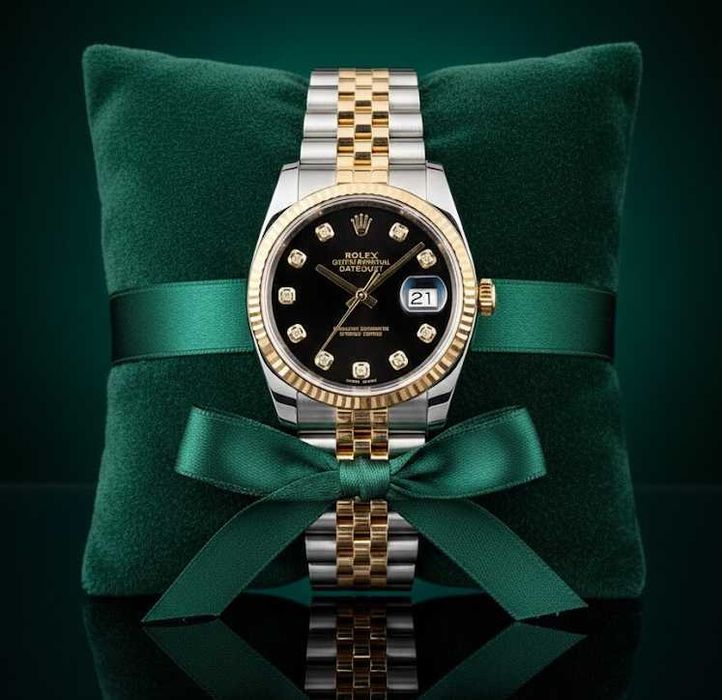 Rolex Datejust 36 black diamond dial