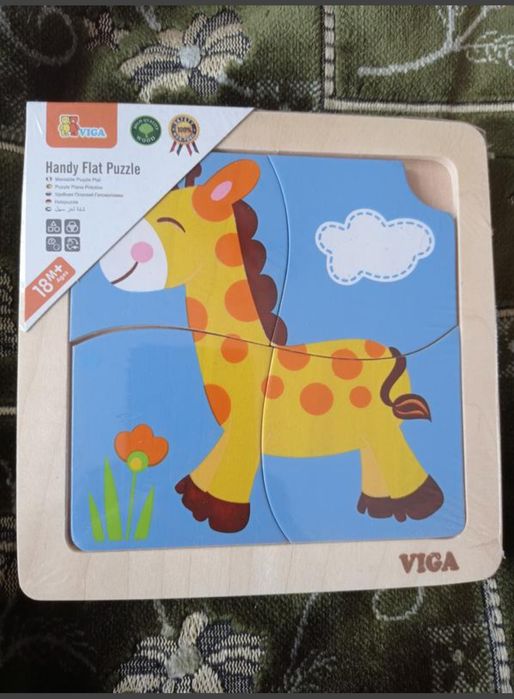 Пазл "жираф" дерев'яний