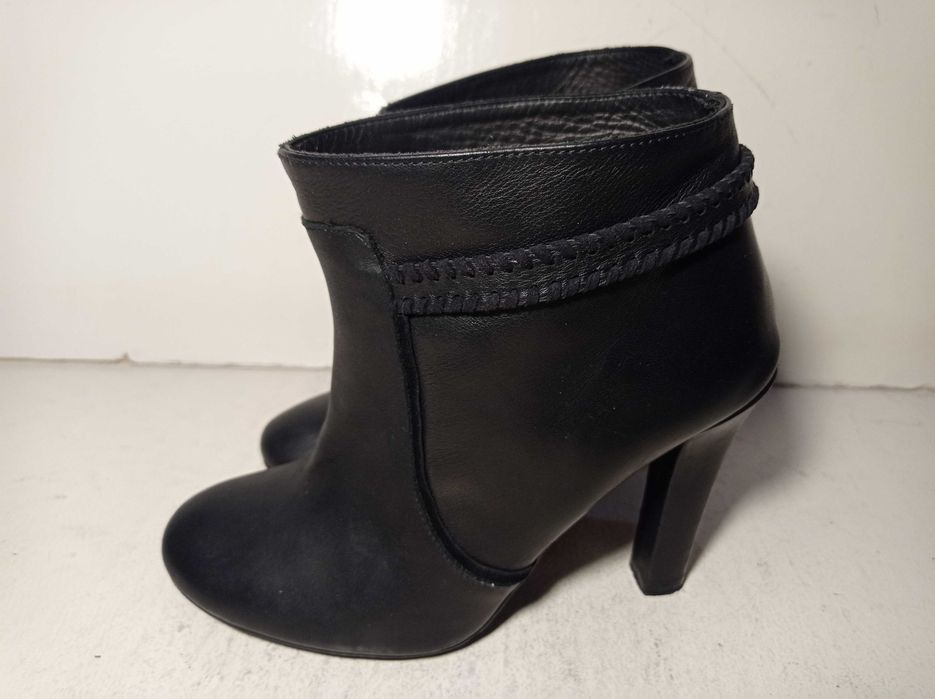 botki skórzane Massimo Dutti